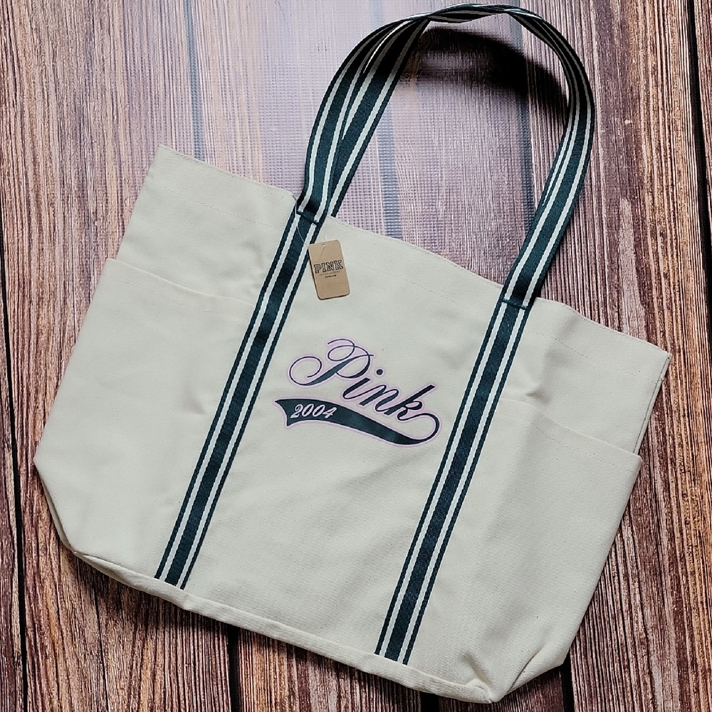 Victoria's Secret Pink Canvas Tote Bag